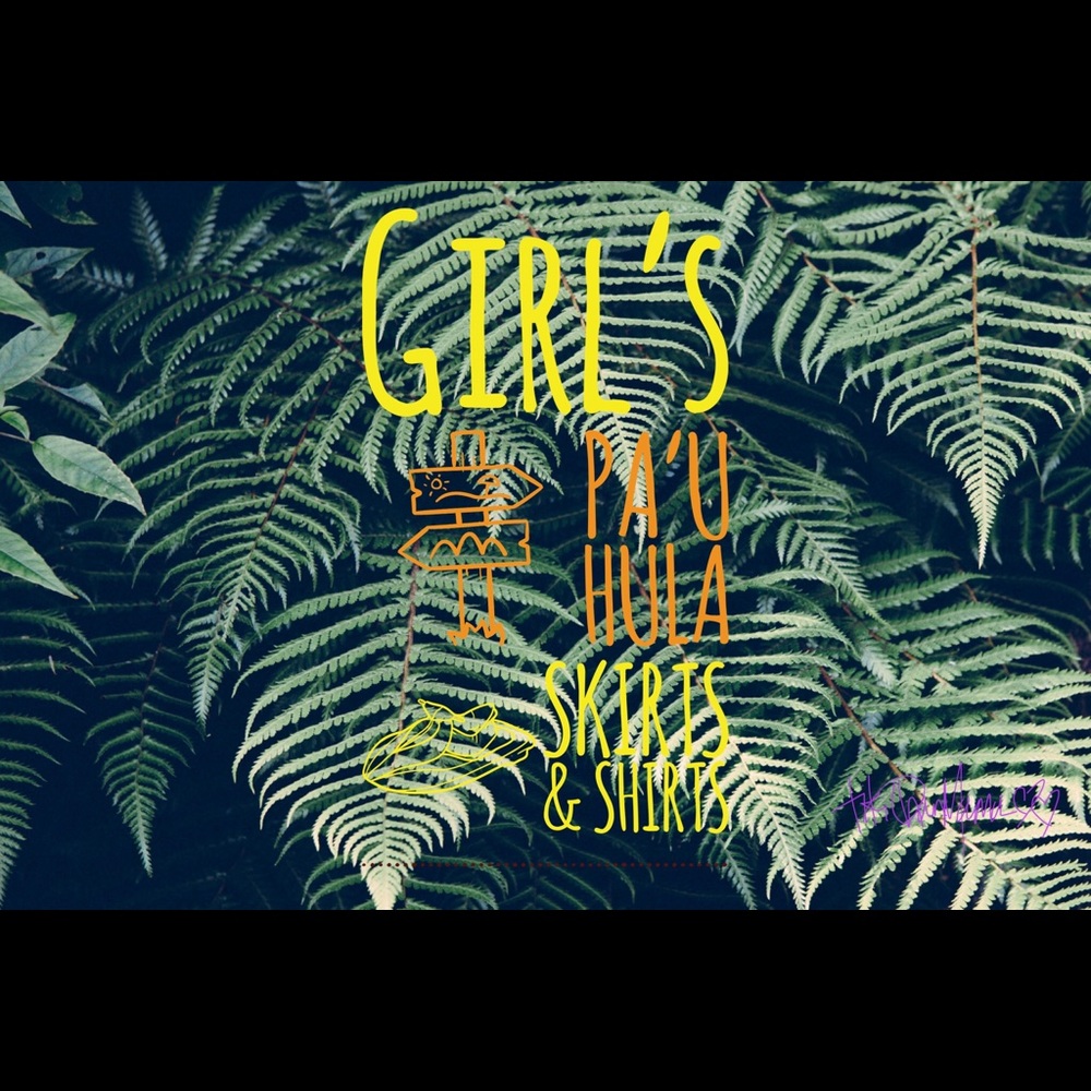 Girl’s Pa’u Hula Skirts & Tops